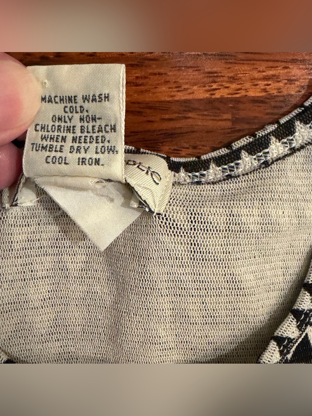 Y2K Vintage long sleeve mesh tiny top stretchy nylon mesh XS by Banana Republic - Picture 3 of 7